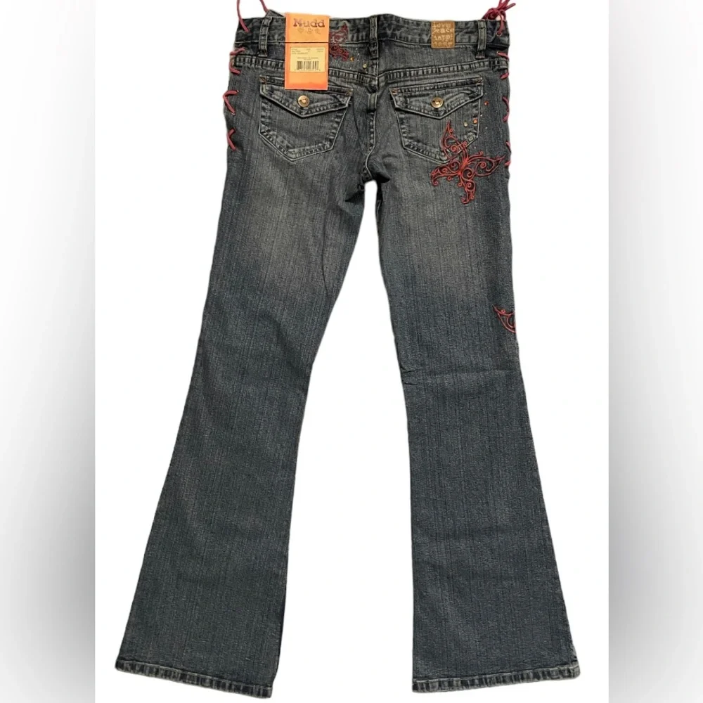 VTG Lace-Up Mudd Jeans Flares - Picture 7 of 12